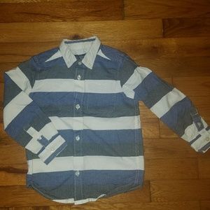 Button Down Striped Shirt 4T